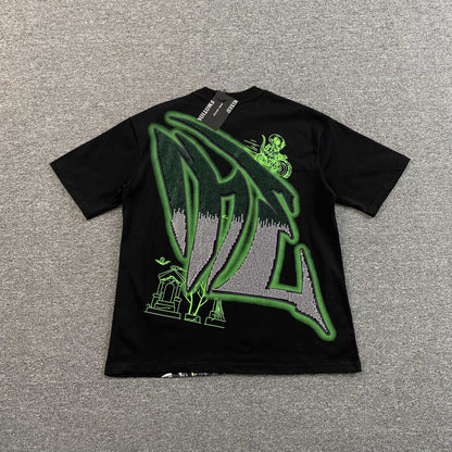 Remera Mixed Emotion Goblin Rhinestone Negra