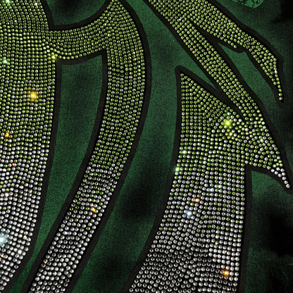 Remera Mixed Emotion Goblin Rhinestone Negra
