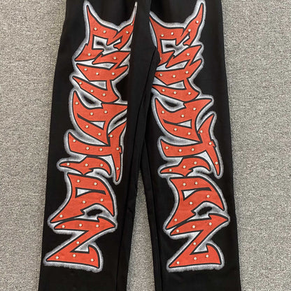 Pantalón Mixed Emotion Graffiti Negro