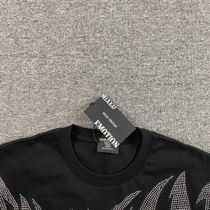 Remera Mixed Emotion Jetski Negra
