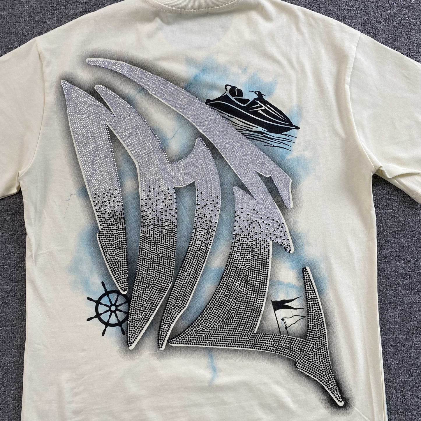 Remera Mixed Emotion Jetski Cream