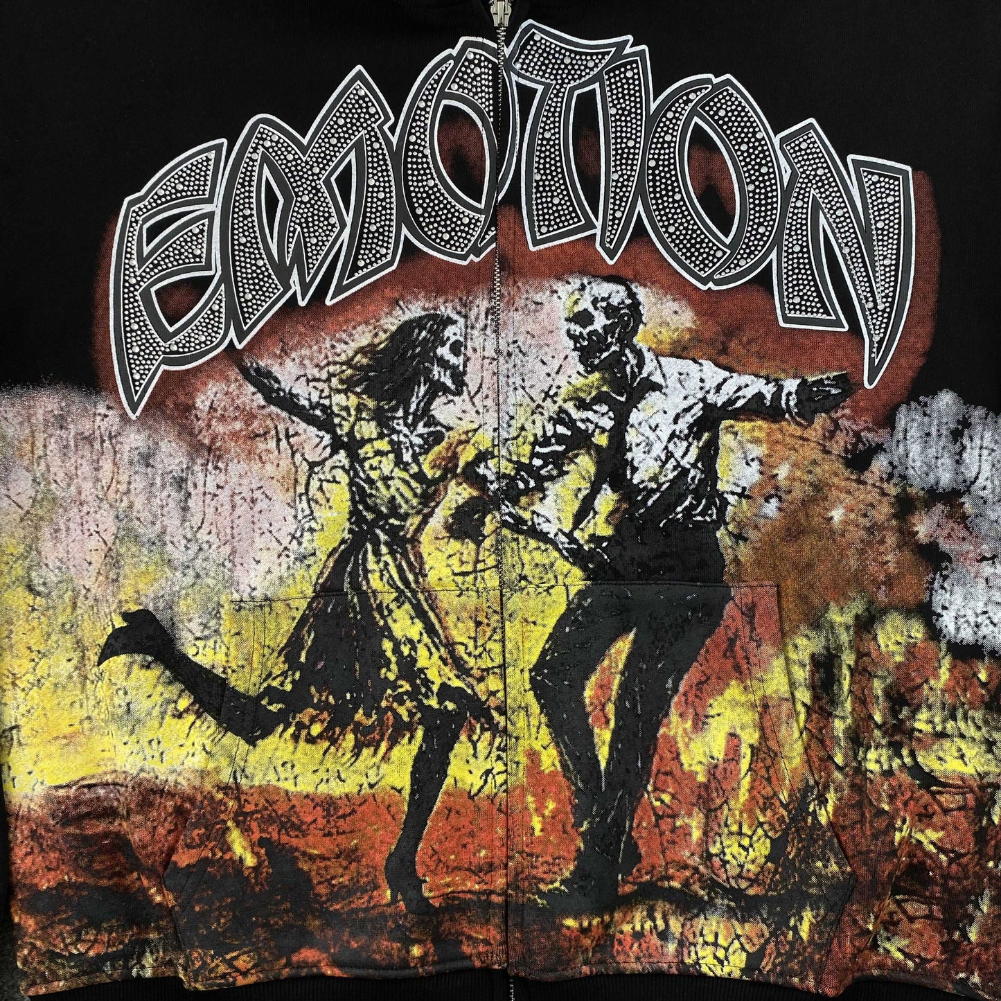 Campera Mixed Emotion Last Dance Negra
