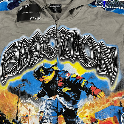 Campera Mixed Emotion Last Ride Gris