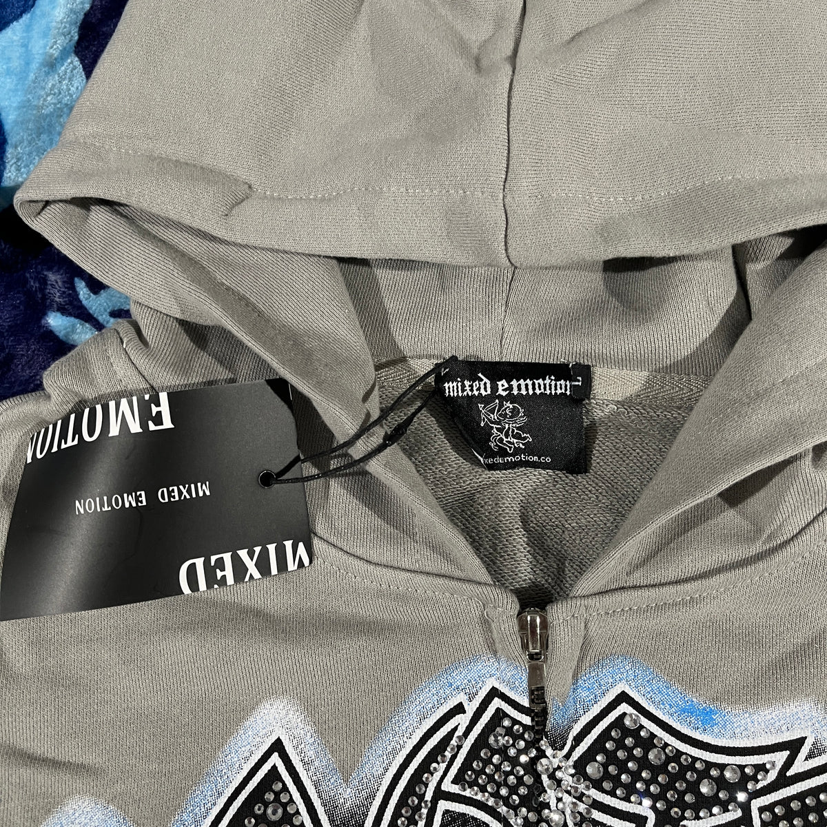 Campera Mixed Emotion Last Ride Gris