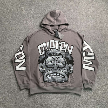 Buzo Mixed Emotion Monster Gris