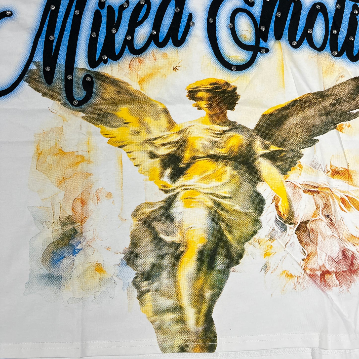 Remera Mixed Emotion Pearl Blanca