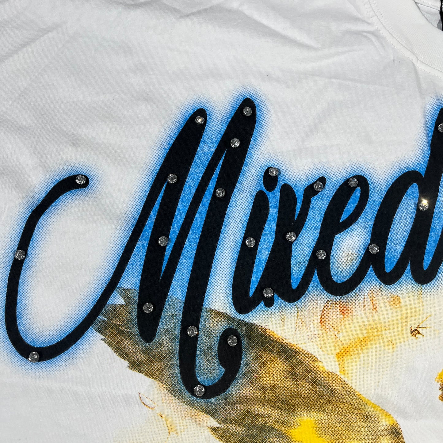 Remera Mixed Emotion Pearl Blanca