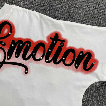 Remera Mixed Emotion Pearl Blanca
