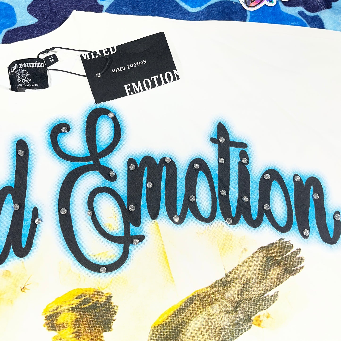 Remera Mixed Emotion Pearl Blanca