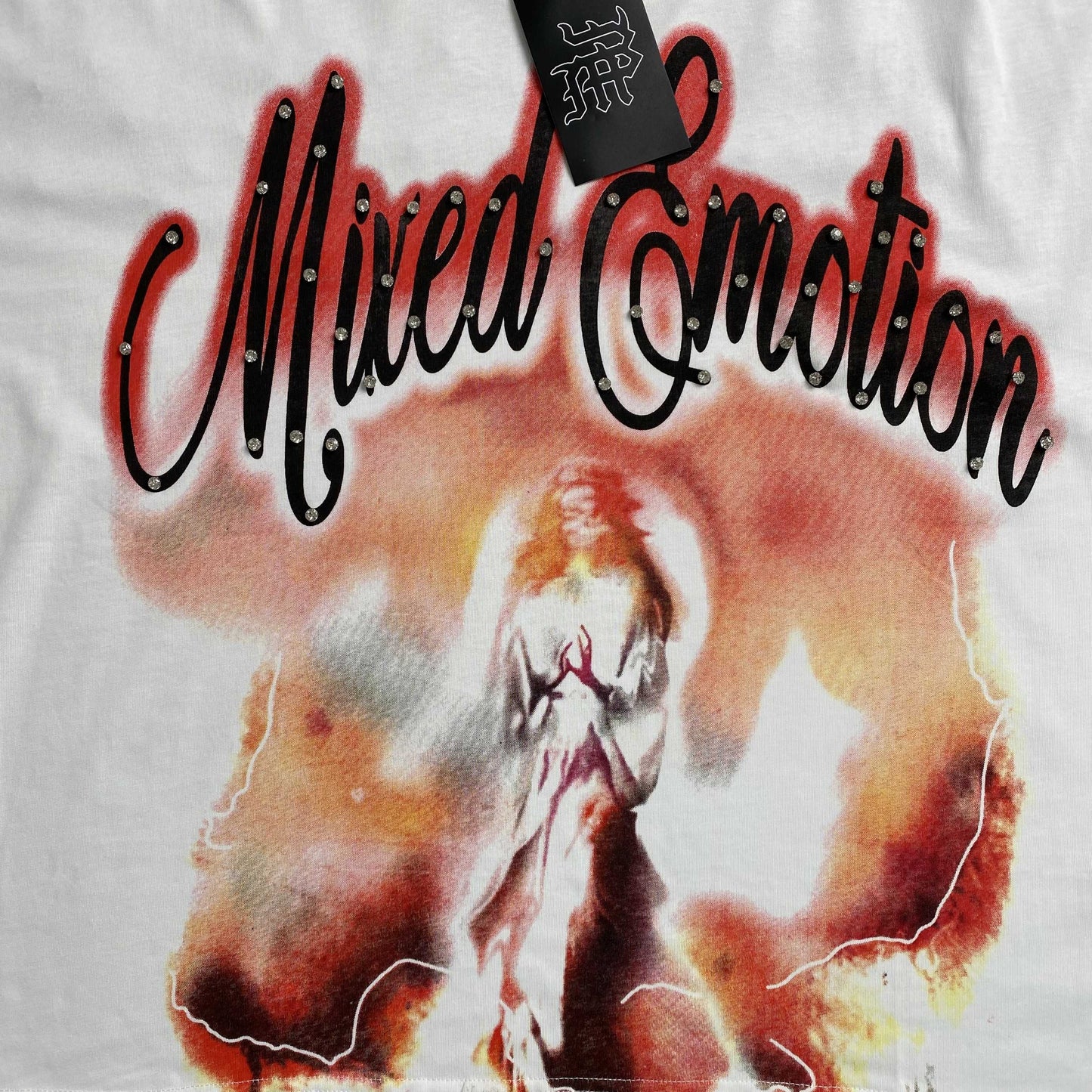 Remera Mixed Emotion Pearl Blanca