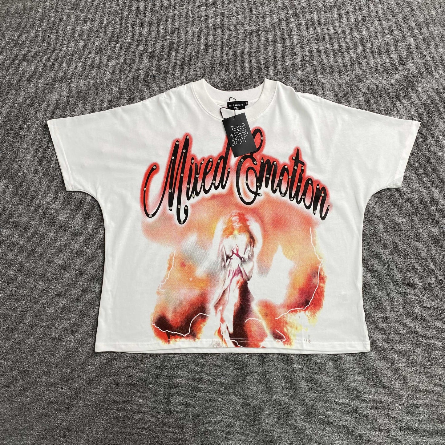 Remera Mixed Emotion Pearl Blanca