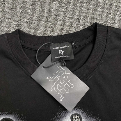 Remera Mixed Emotion Rhinestone Negra