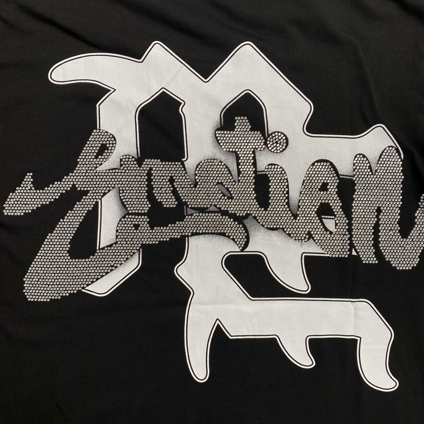 Remera Mixed Emotion Rhinestone Negra