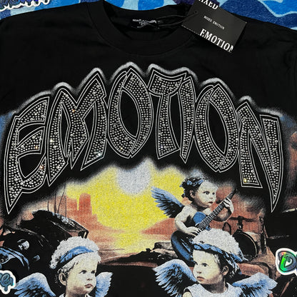 Remera Mixed Emotion Sunrise Negra