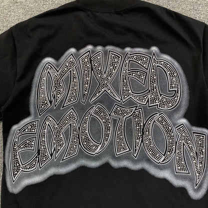 Remera Mixed Emotion Sunrise Negra