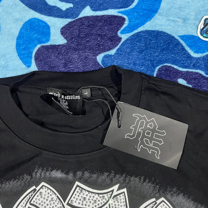 Remera Mixed Emotion Tombstone Negra