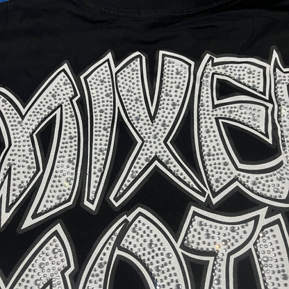 Remera Mixed Emotion Tombstone Negra