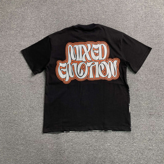 Remera Mixed Emotion Twin Negra