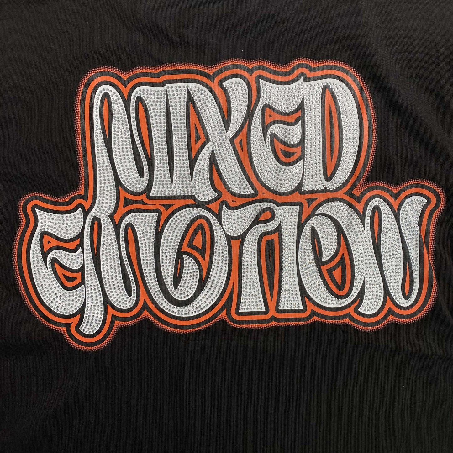 Remera Mixed Emotion Twin Negra