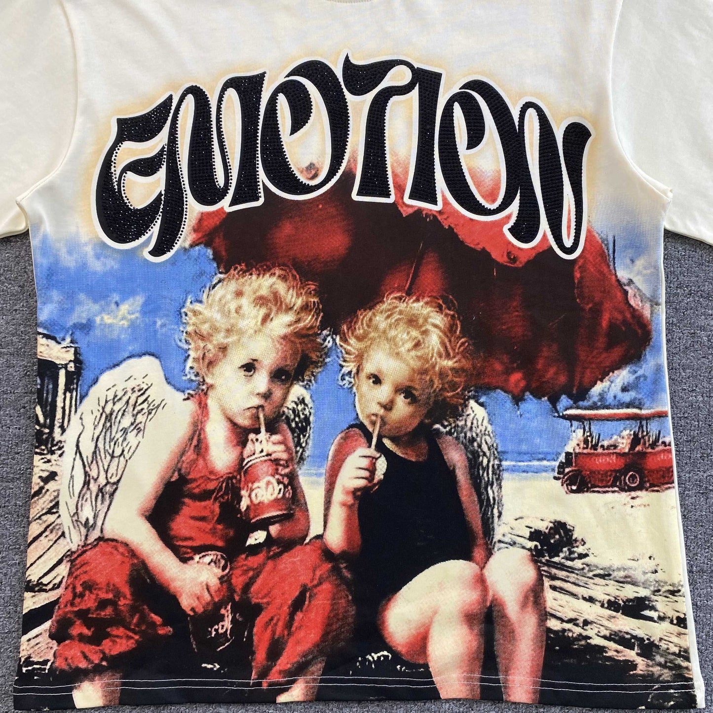 Remera Mixed Emotion Twin Cream