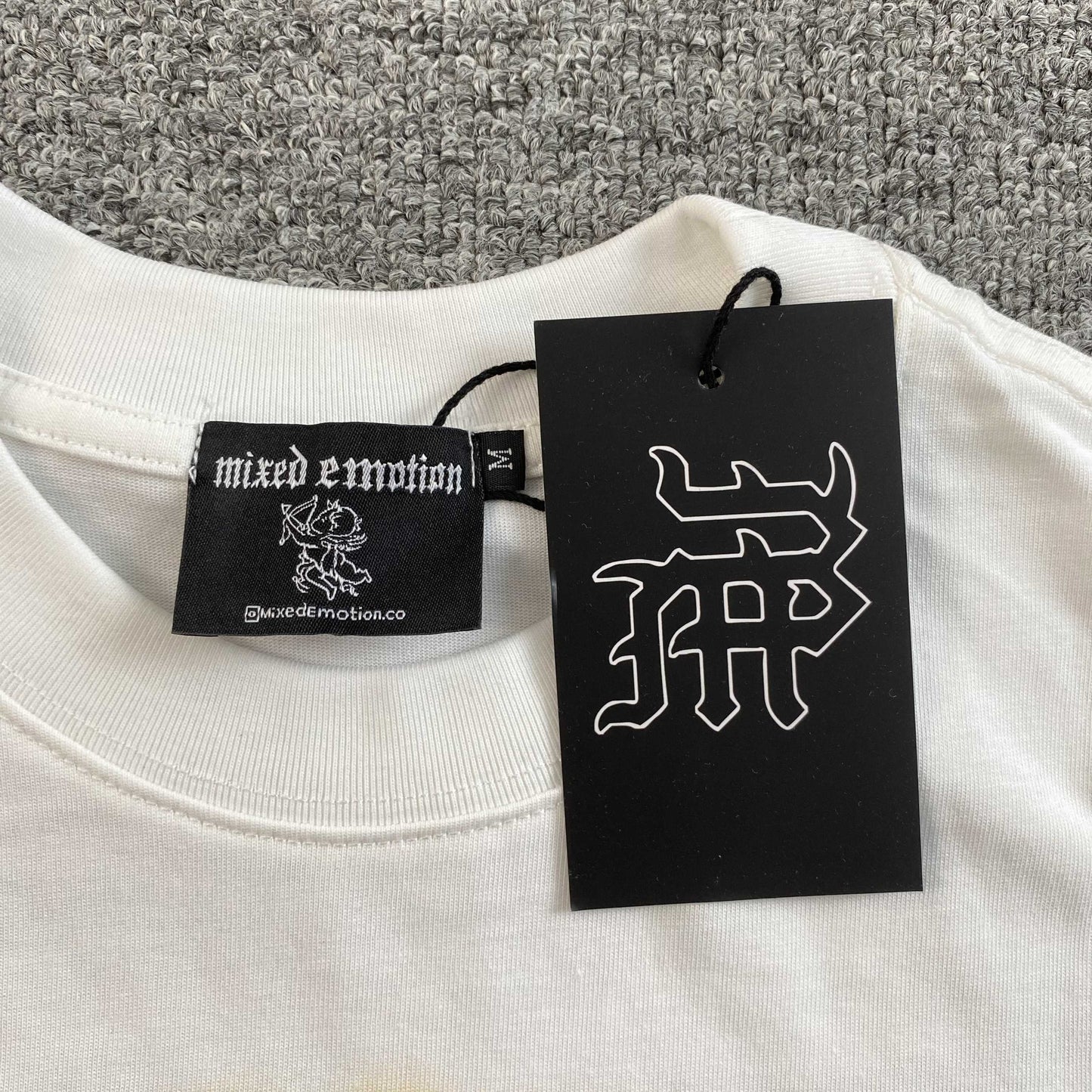 Remera Mixed Emotion Twin Blanca