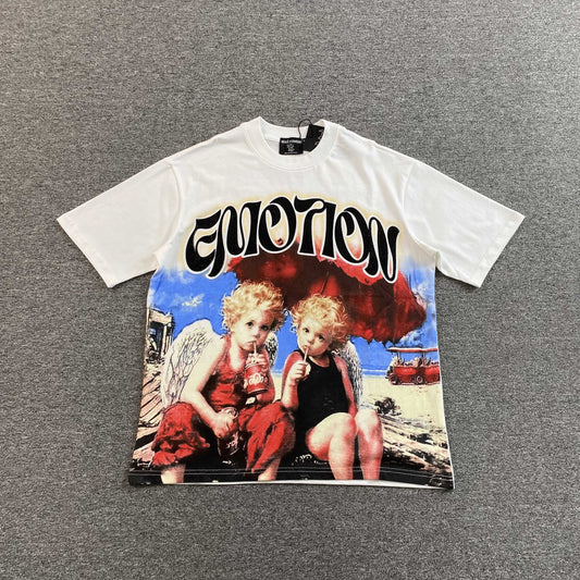Remera Mixed Emotion Twin Blanca