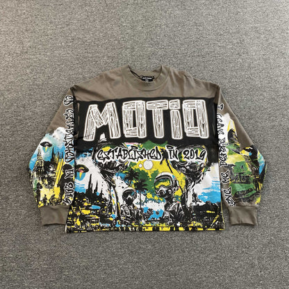 Remera Mixed Emotion Ufo Gris