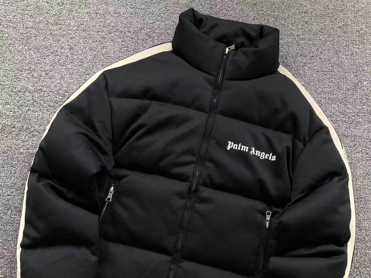 Campera Moncler x Palm Angels Puffer Negra