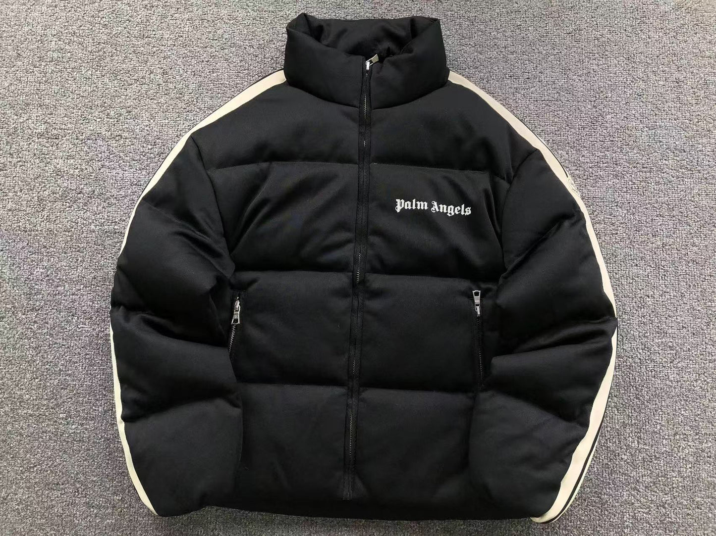 Campera Moncler x Palm Angels Puffer Negra