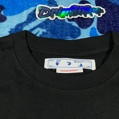 Remera Off White Airport Tape Negra