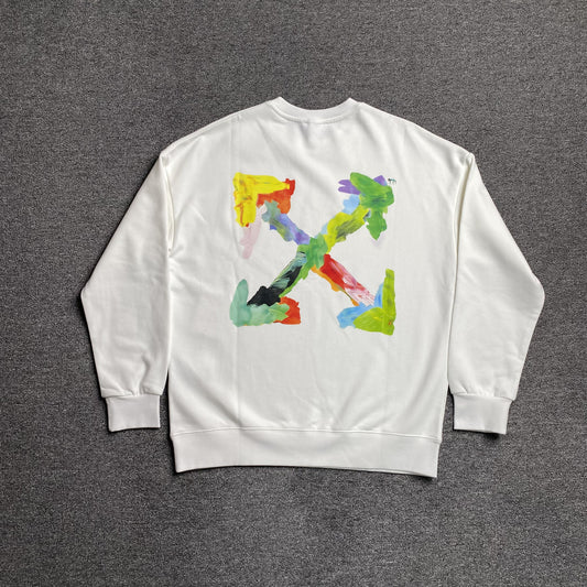off-white-brushed-arrows-crewneck-white-Drip Store Argentina