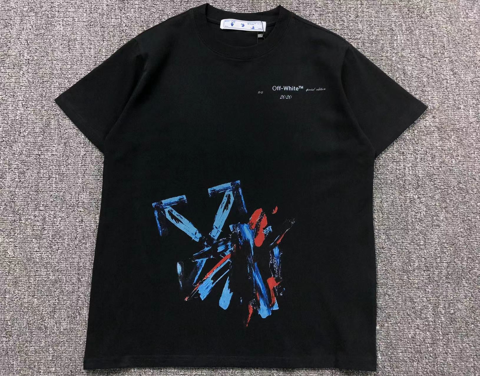 off-white-brushstroke-arrow-tee-black-Drip Store Argentina