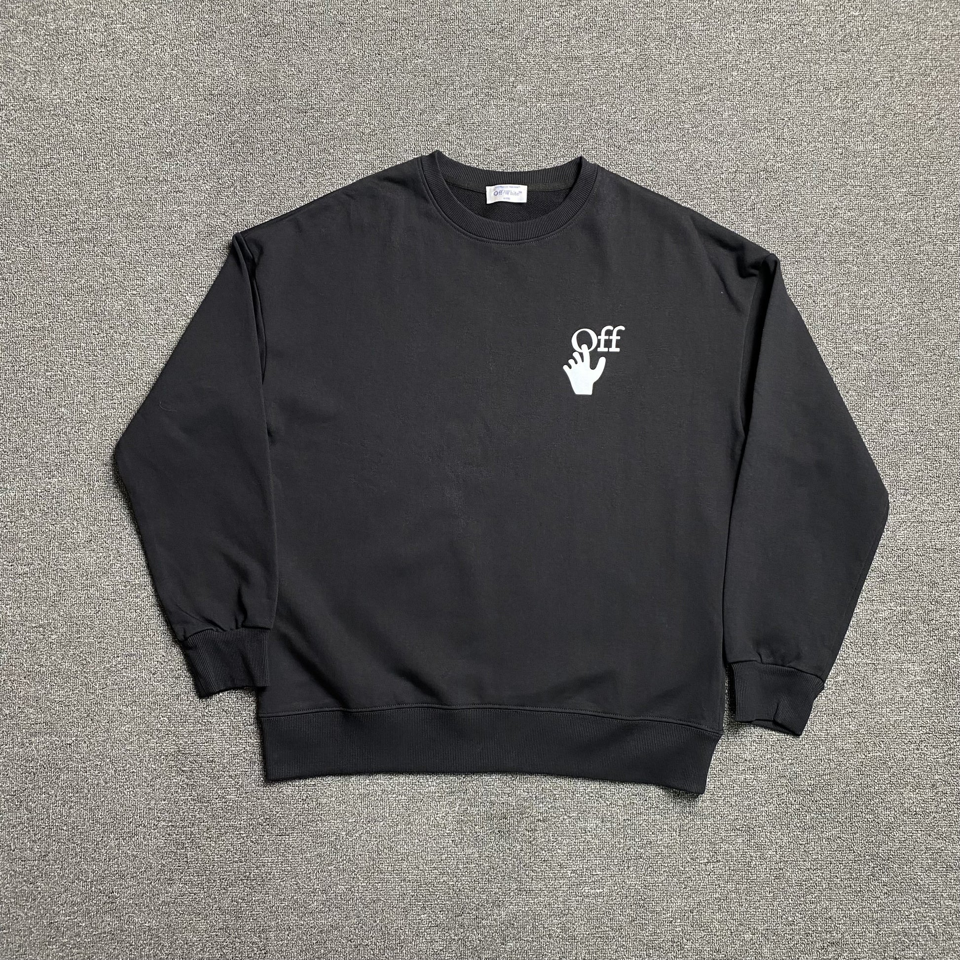 off-white-bubble-arrows-crewneck-black-2-Drip Store Argentina