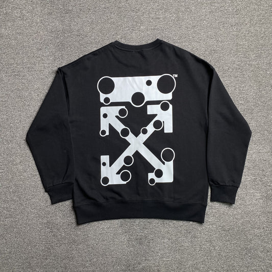 off-white-bubble-arrows-crewneck-black-Drip Store Argentina