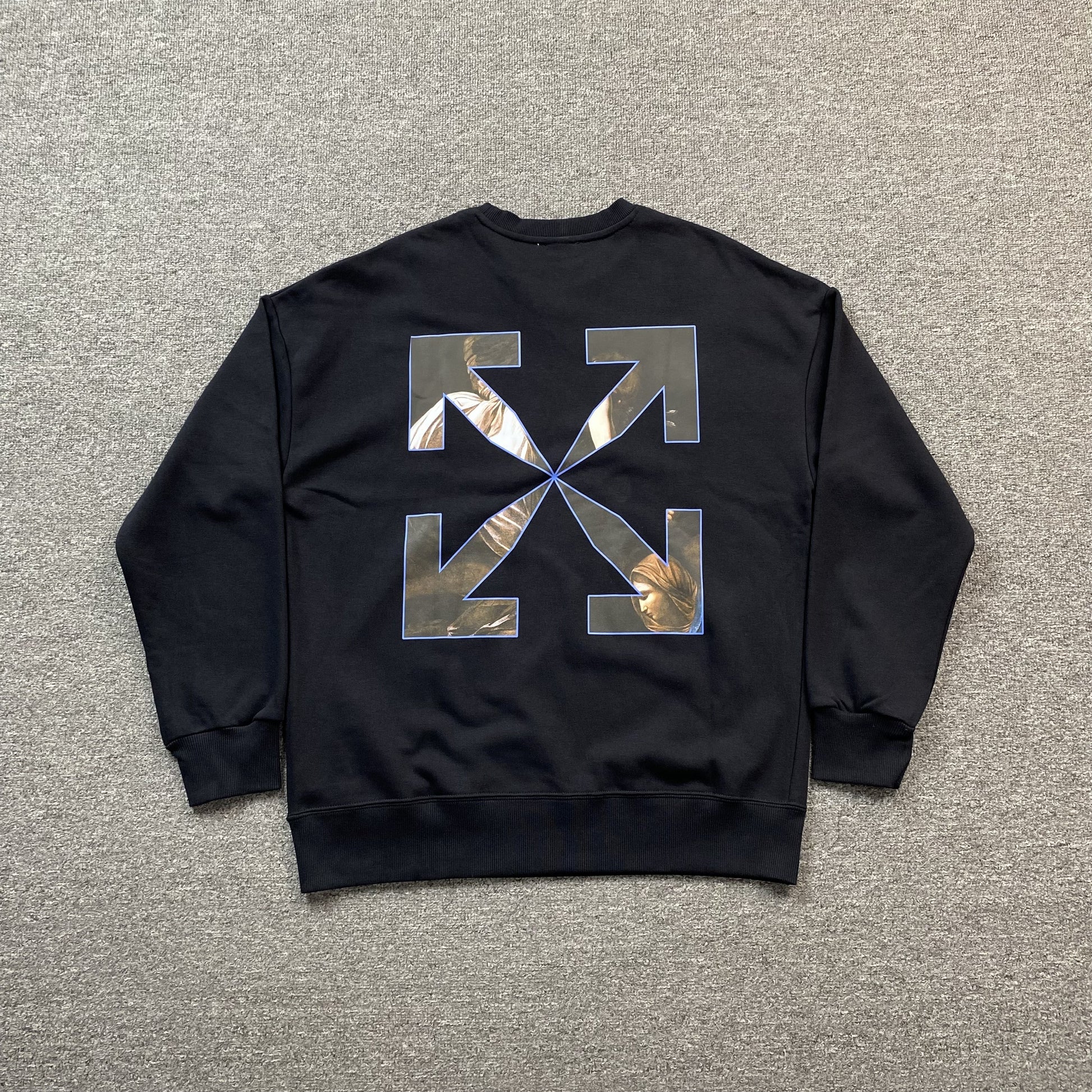 off-white-caravaggio-angel-crewneck-black-Drip Store Argentina
