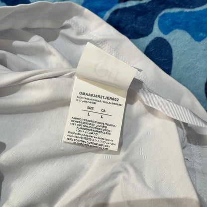 OFF-WHITE CARAVAGGIO JERSEY T-SHIRT WHITE