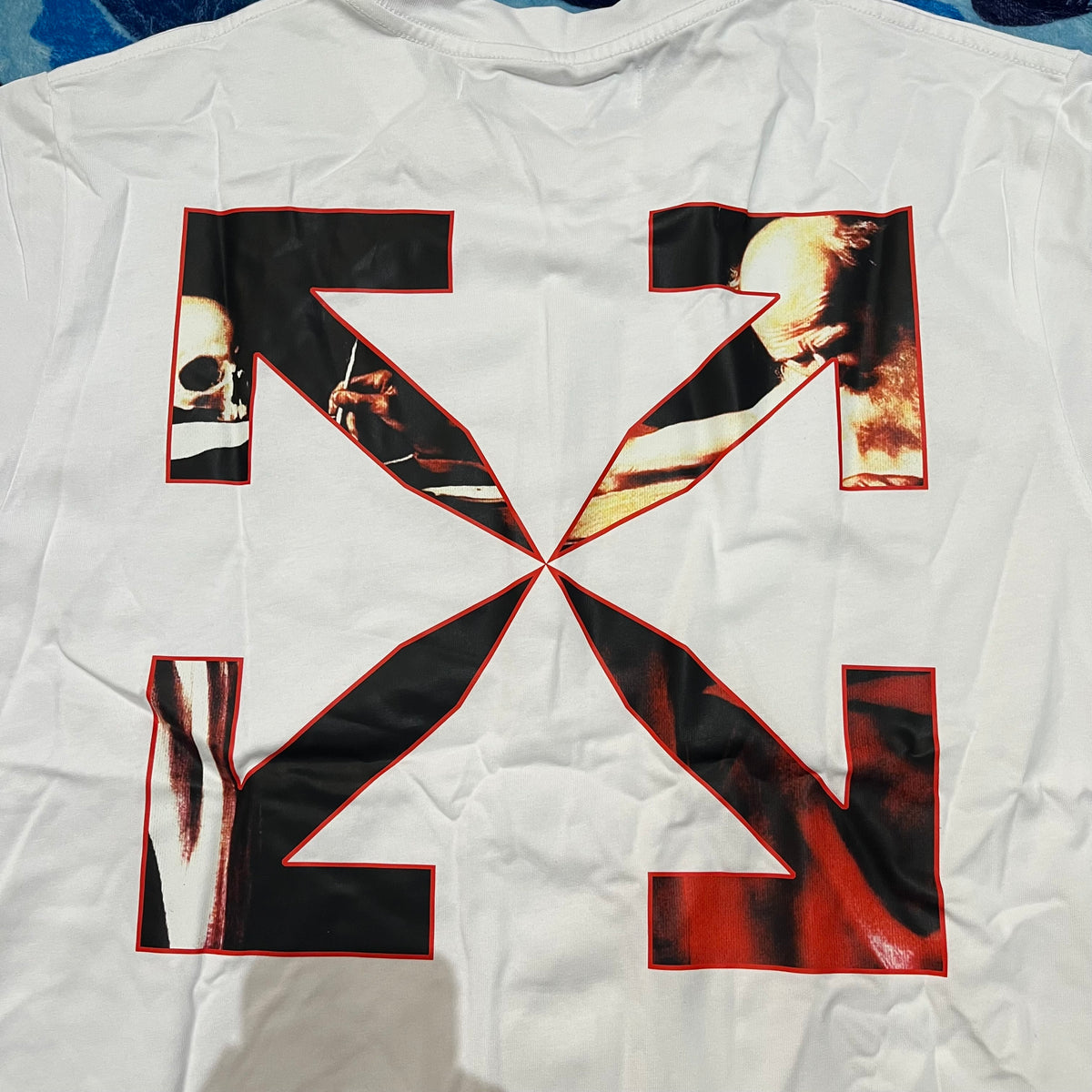 OFF-WHITE CARAVAGGIO JERSEY T-SHIRT WHITE