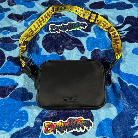 Off White Crossbody Bolso Small Logo Negro