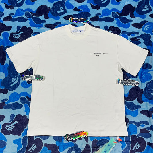 Remera Off White Diag Arrows Monet Blanca