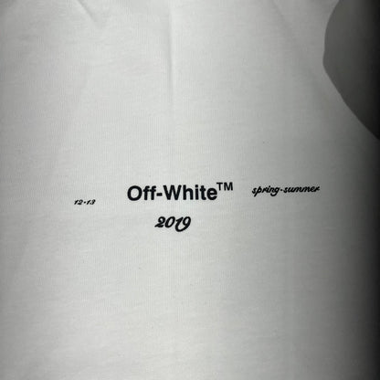 Remera Off White Diag Arrows Monet Blanca