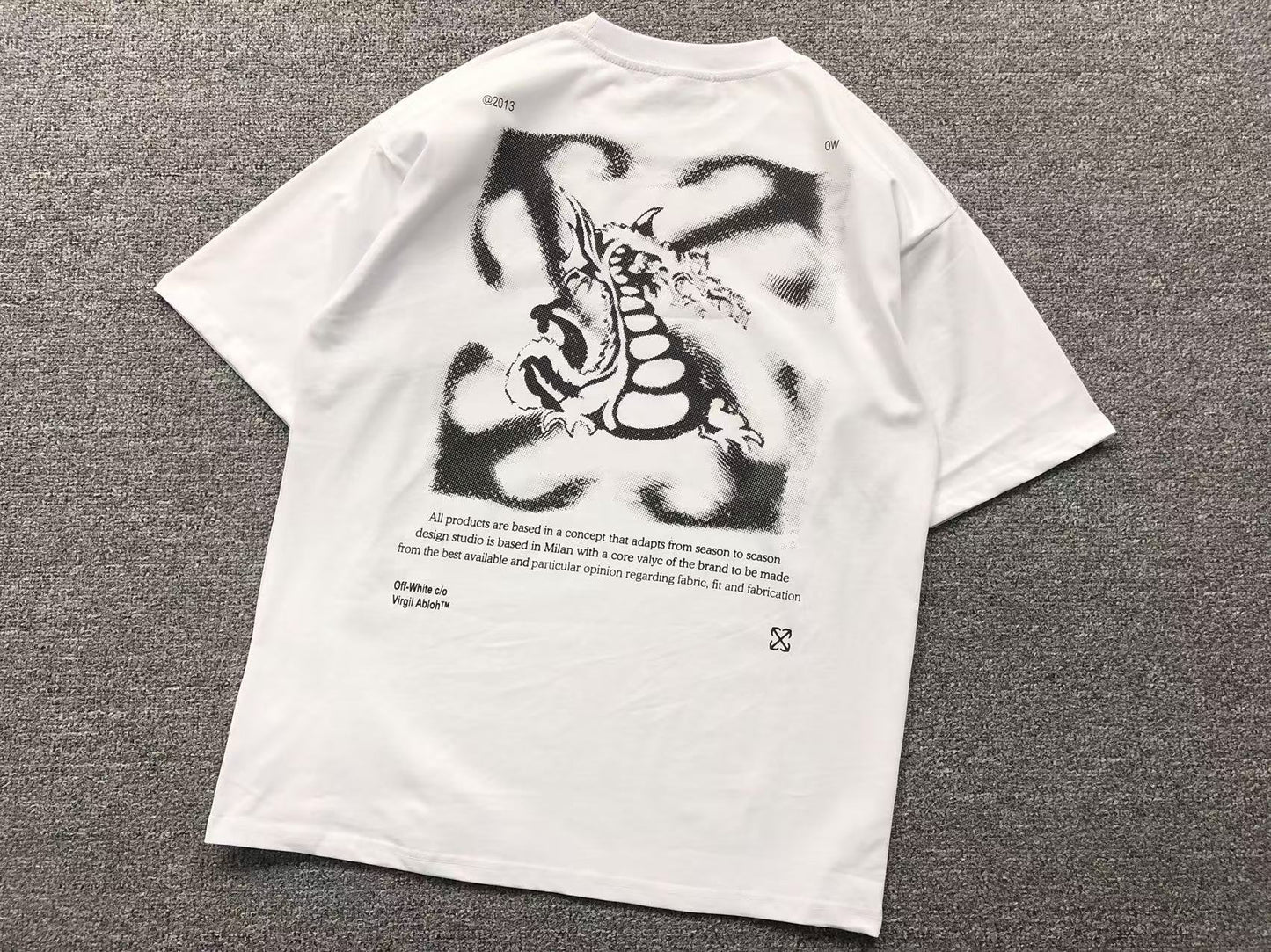 off-white-dragon-arrow-tee-white-Drip Store Argentina