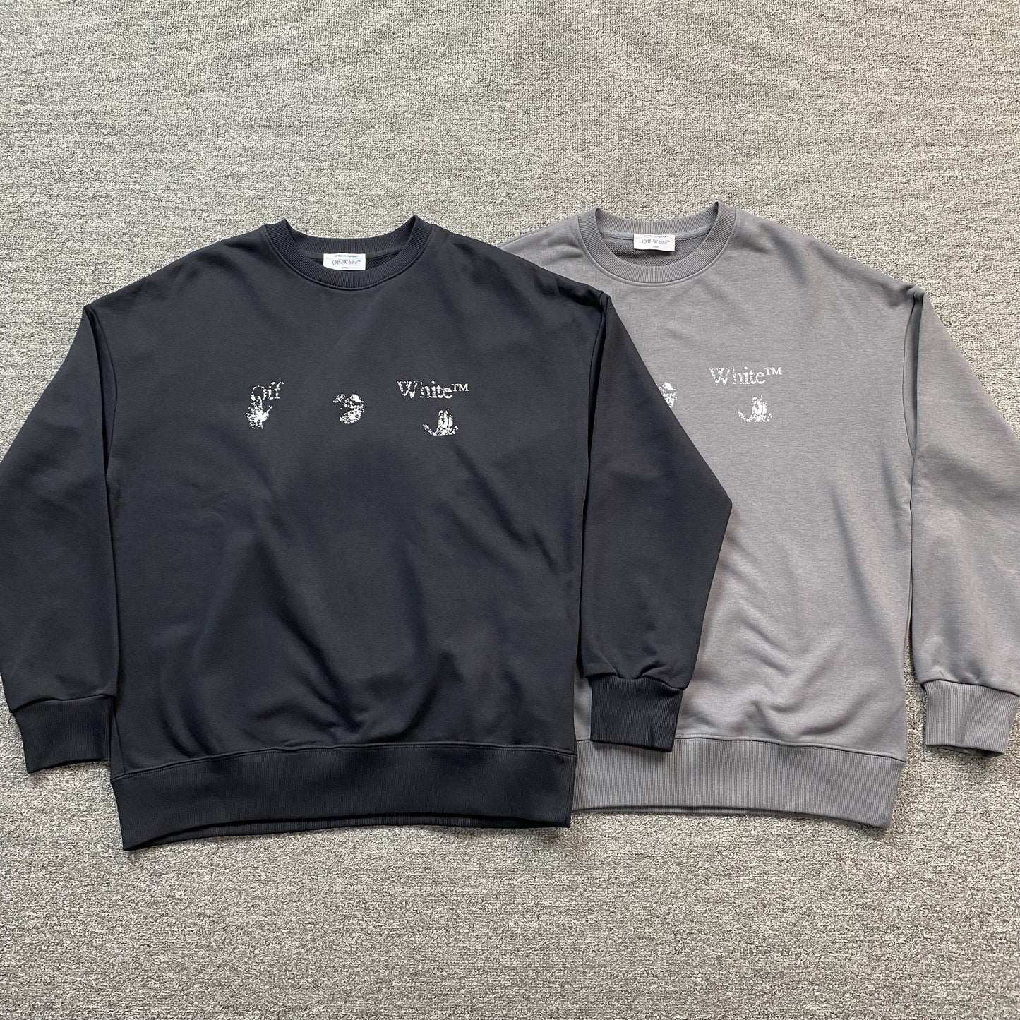 off-white-faded-logo-print-crewneck-grey-8-Drip Store Argentina