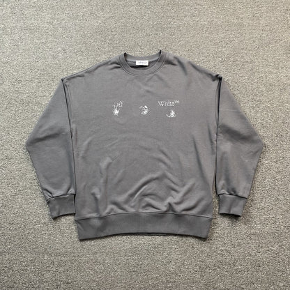 off-white-faded-logo-print-crewneck-grey-Drip Store Argentina