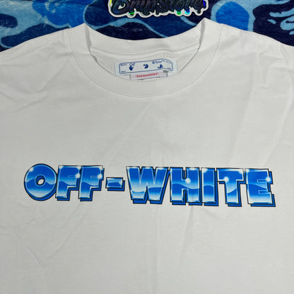 Remera Off White Metal Arrow Blanca