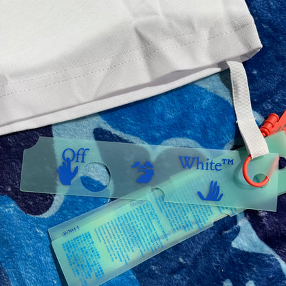 Remera Off White Metal Arrow Blanca