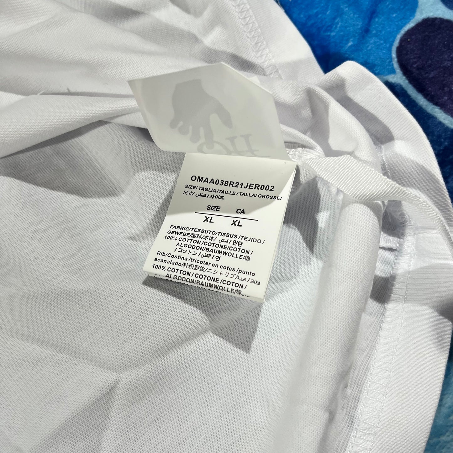 Remera Off White Metal Arrow Blanca