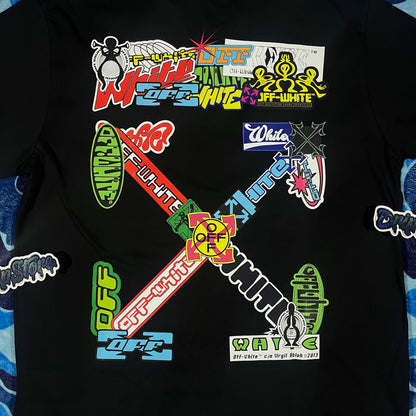 Remera Off White Multi Logo Arrow Negra