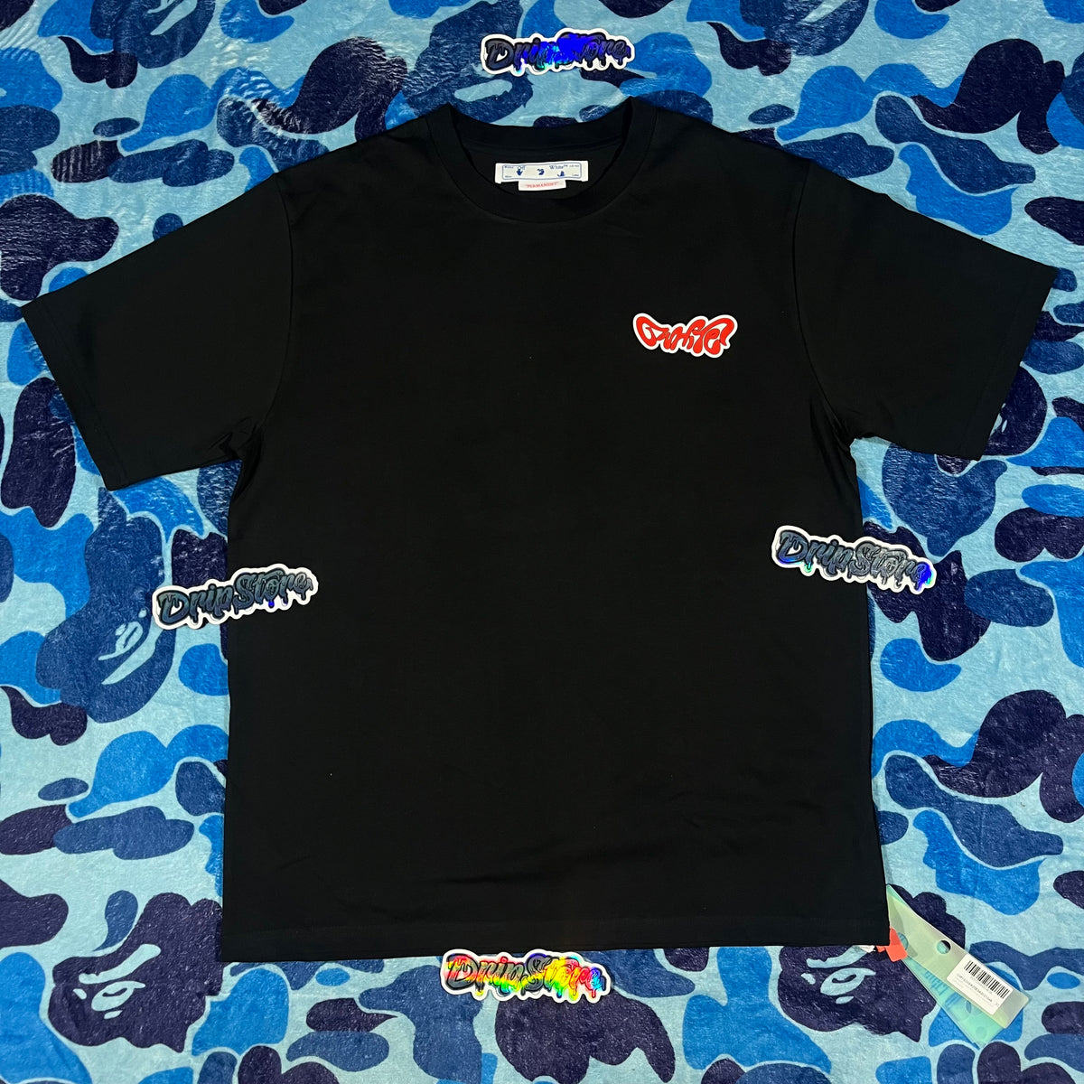 Remera Off White Multi Logo Arrow Negra