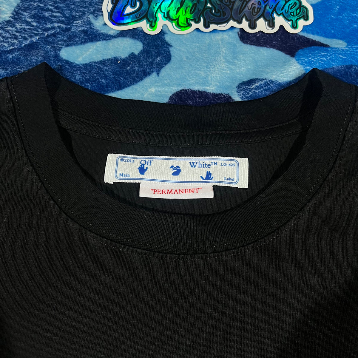 Remera Off White Multi Logo Arrow Negra