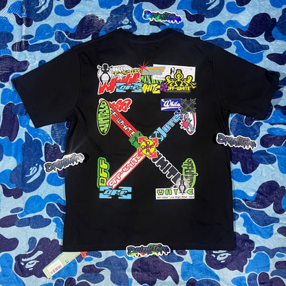 Remera Off White Multi Logo Arrow Negra